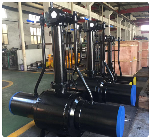 Fully welding Trunnion Ball Valve